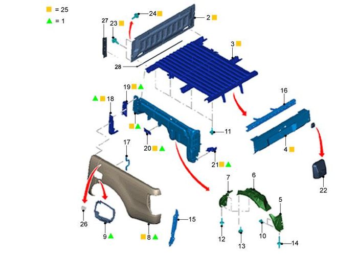PROTEC.CAJA S/BARRA P375